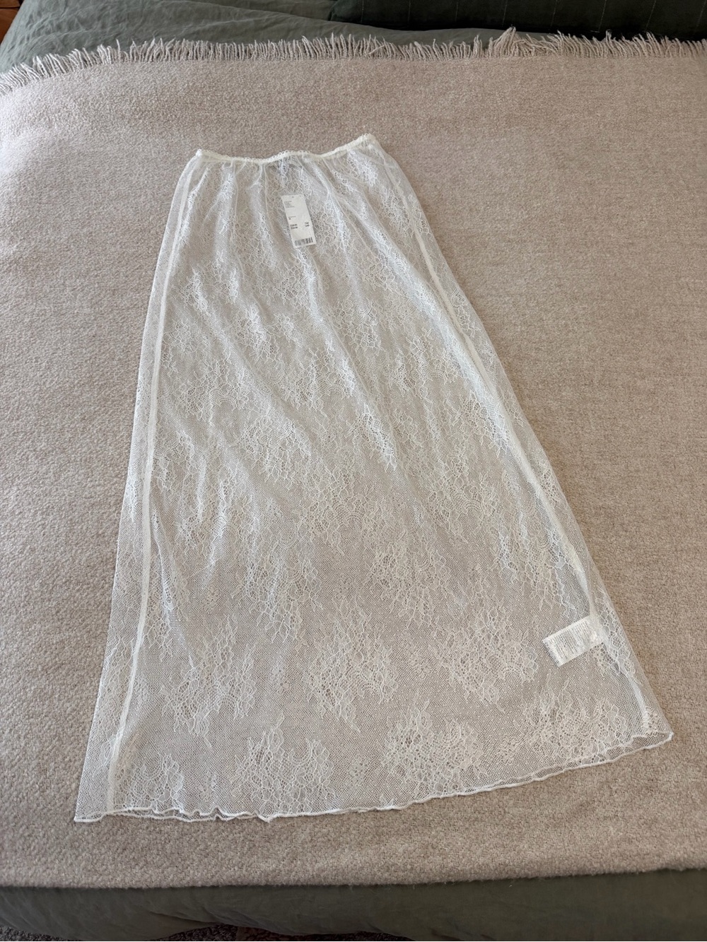Urban Outfitters Jules Sheer Lace Midi Skirt